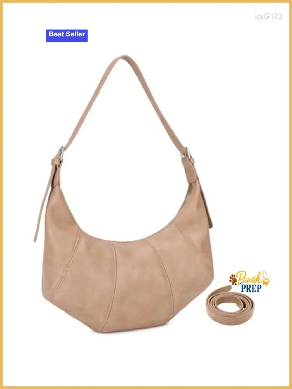 Slouchy Vegan Leather Hobo Purse with 2 Adjustable Straps Shoulder Crossbody